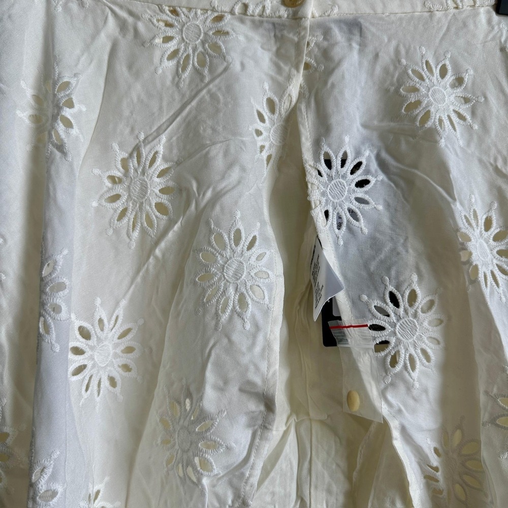 Women’s White Eyelet Maxi Skirt by - Picture 4 of 10